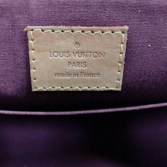 LOUIS VUITTON Rouge Fauviste Monogram Vernis Sherwood PM Bag - Picture 6 of 8